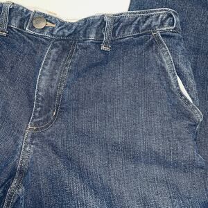 Lands End Jeans Womens 8 31x31 Blue Original Fit Modern Flex Waist Trouser Denim